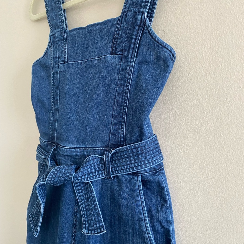 Rachel by Rachel Roy Sleeveless Denim Jumpsuit Size 0 - Picture 5 of 8